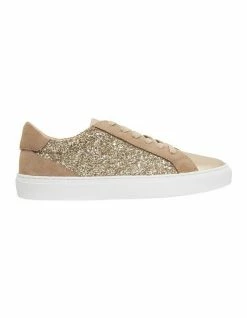 Jane Debster Ray Gold Glitter Multi Sneakers