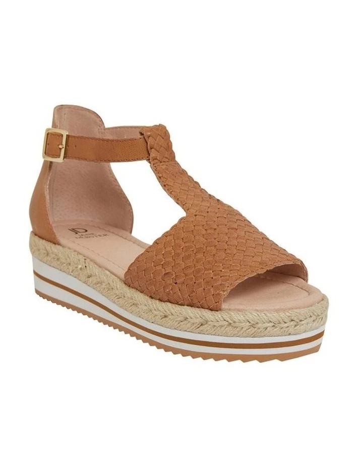 Jane Debster Daze Tan Weave Sandals 2 Jane Debster Daze Tan Weave Sandals - Image 2