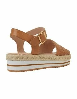Jane Debster Debbie Tan Weave Sandals -Deals Shoes Store 874924660 4 720x928