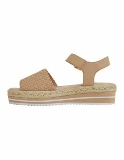 Jane Debster Debbie Nude Weave Sandals -Deals Shoes Store 874924750 3 720x928