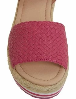 Jane Debster Debbie Pink Weave Sandals -Deals Shoes Store 874925020 6 720x928