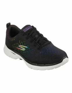 Skechers GOwalk 6 Vibrant Energy Black Sneaker