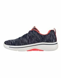 Skechers Go Walk Arch Fit Glee Navy/Coral Sneaker -Deals Shoes Store 875615500 3 720x928