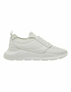 Oxford Ramona White Knitted Trainer Shoes