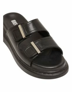 Oxford Maisey Black Leather Velcro Slide 7 Oxford Maisey Black Leather Velcro Slide -Deals Shoes Store 875705140 4 720x928