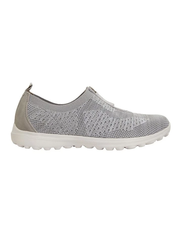 Active Flex Oberon Light Grey Stretch Sneakers 1 Active Flex Oberon Light Grey Stretch Sneakers