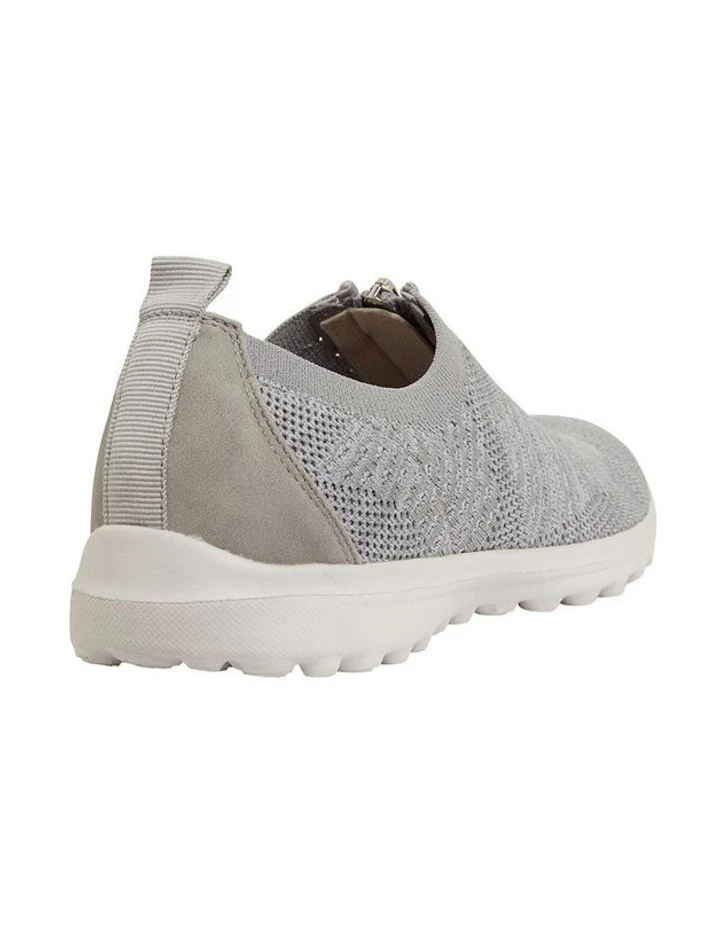 Active Flex Oberon Light Grey Stretch Sneakers 4 Active Flex Oberon Light Grey Stretch Sneakers - Image 4