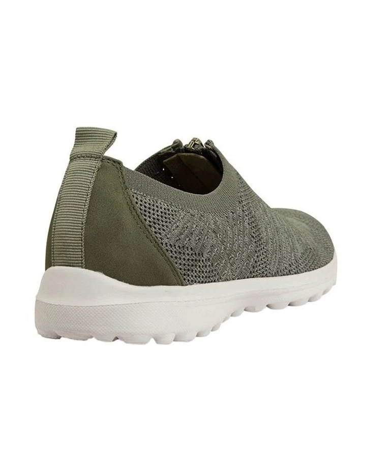 Active Flex Oberon Khaki Stretch Sneakers 4 Active Flex Oberon Khaki Stretch Sneakers - Image 4