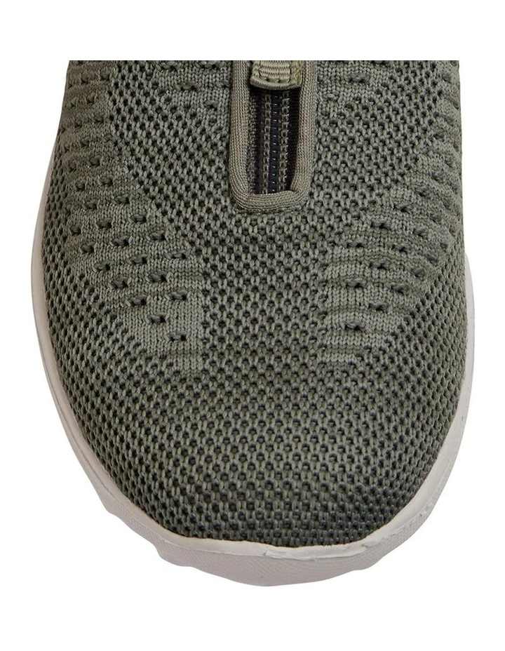 Active Flex Oberon Khaki Stretch Sneakers 6 Active Flex Oberon Khaki Stretch Sneakers - Image 6