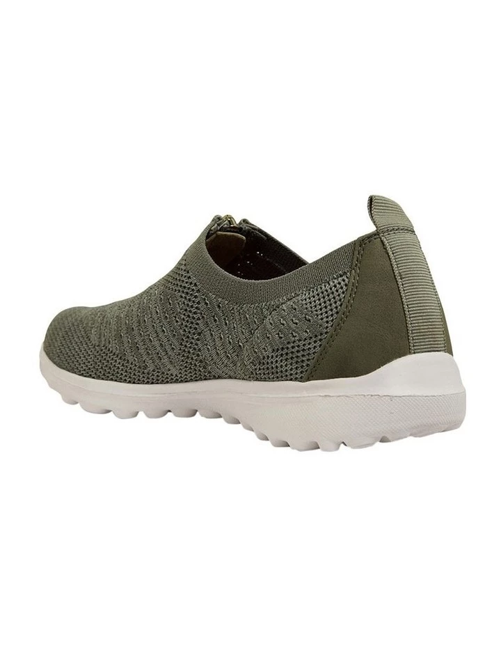 Active Flex Oberon Khaki Stretch Sneakers 7 Active Flex Oberon Khaki Stretch Sneakers - Image 7
