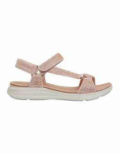 Active Flex Naples Blush Diamante Sandals