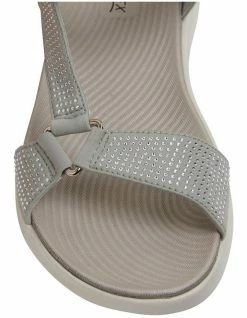 Active Flex Naples Light Grey Diamante Sandals -Deals Shoes Store 877230190 6 720x928