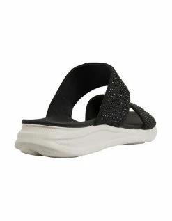 Active Flex Novato Black Diamante Sandals -Deals Shoes Store 877233430 4 720x928
