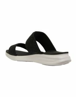 Active Flex Novato Black Diamante Sandals -Deals Shoes Store 877233430 7 720x928