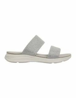 Active Flex Novato Light Grey Diamante Sandals