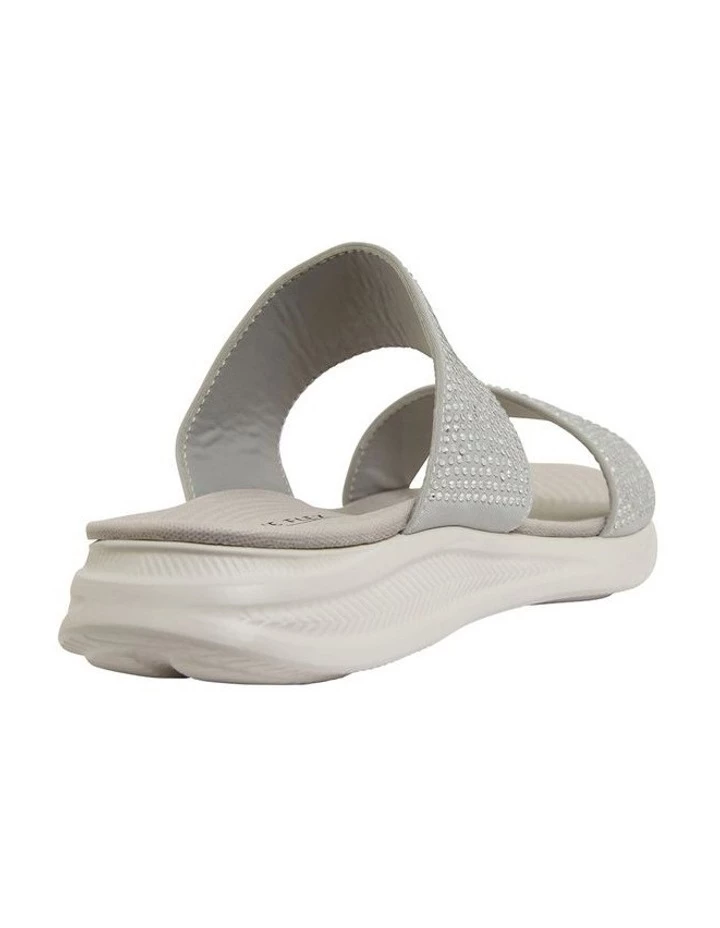 Active Flex Novato Light Grey Diamante Sandals 4 Active Flex Novato Light Grey Diamante Sandals - Image 4