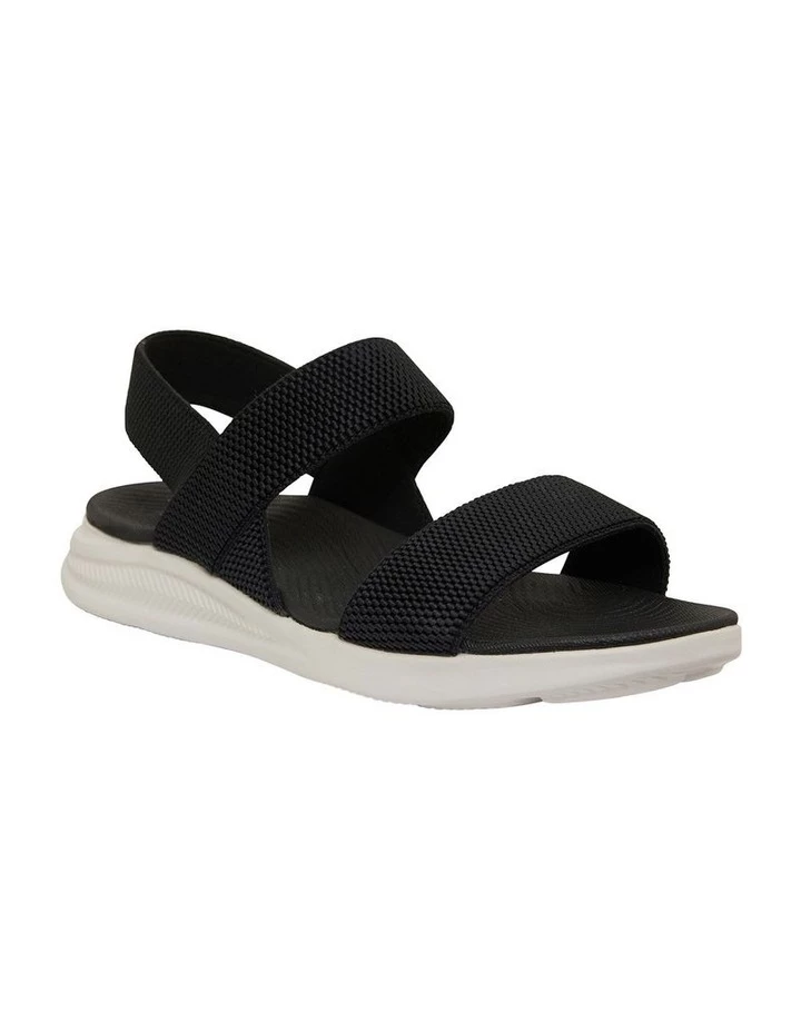 Active Flex Mack Black Stretch Sandals 2 Active Flex Mack Black Stretch Sandals - Image 2