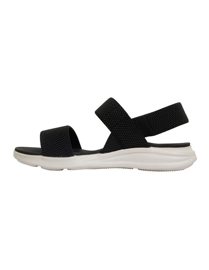 Active Flex Mack Black Stretch Sandals 3 Active Flex Mack Black Stretch Sandals - Image 3