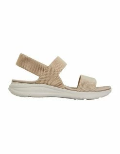 Active Flex Mack Beige Stretch Sandals