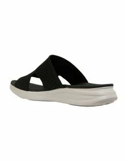 Active Flex Madon Black Stretch Sandals -Deals Shoes Store 877238830 7 720x928