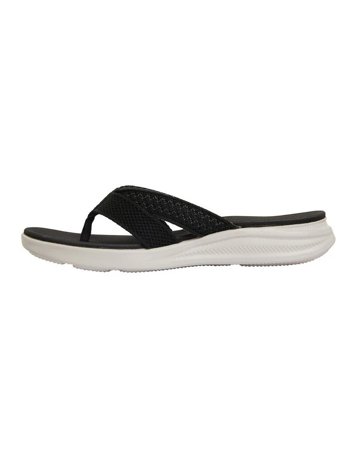 Active Flex Magda Black Stretch Sandals 3 Active Flex Magda Black Stretch Sandals - Image 3