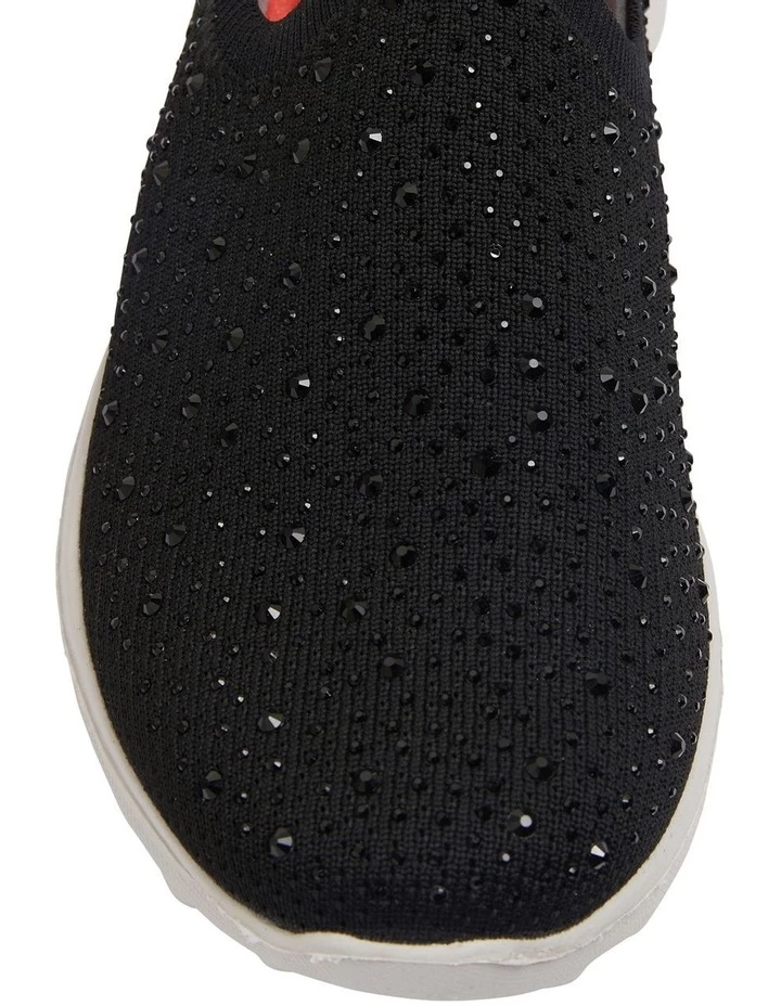 Active Flex Parlour Black Diamante Sneakers 6 Active Flex Parlour Black Diamante Sneakers - Image 6