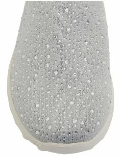 Active Flex Parlour Light Grey Diamante Sneakers -Deals Shoes Store 877343860 6 720x928