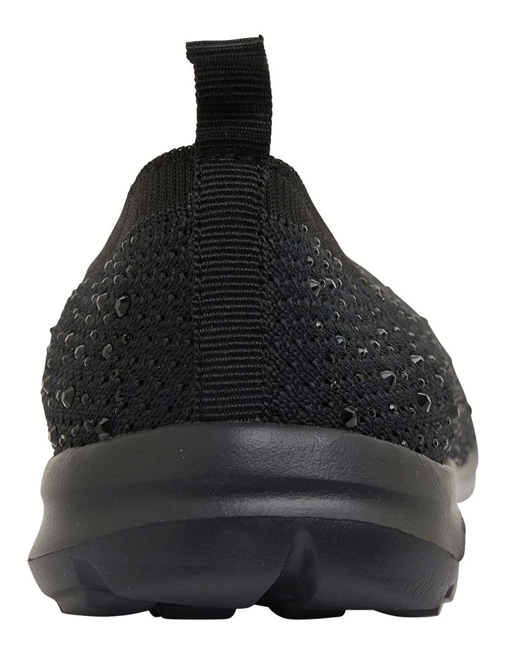 Active Flex Patrice Black Diamante Sneakers 5 Active Flex Patrice Black Diamante Sneakers - Image 5