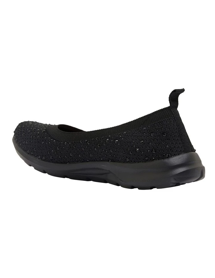 Active Flex Patrice Black Diamante Sneakers 7 Active Flex Patrice Black Diamante Sneakers - Image 7