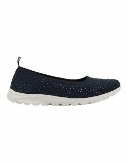 Active Flex Patrice Navy Diamante Sneakers