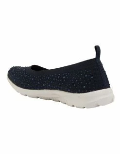Active Flex Patrice Navy Diamante Sneakers -Deals Shoes Store 877344040 7 720x928