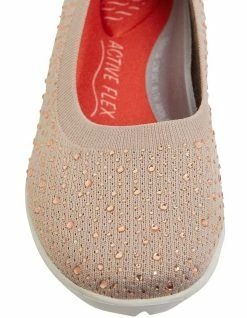 Active Flex Patrice Blush Diamante Sneakers -Deals Shoes Store 877344130 6 720x928