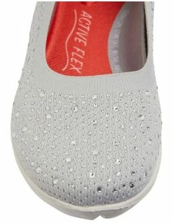 Active Flex Patrice Light Grey Diamante Sneakers -Deals Shoes Store 877344220 6 720x928