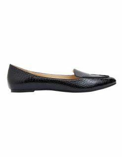 Ravella Reno Black Croc Patent