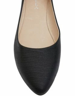 Ravella Reuben Black Lizard Flat Shoes -Deals Shoes Store 878071330 6 720x928