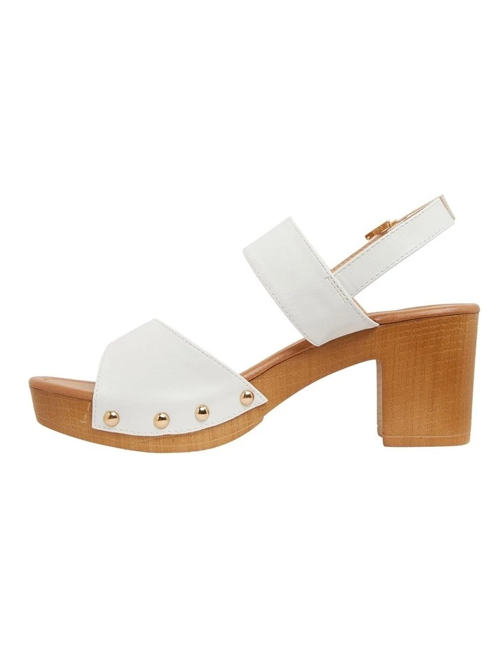 Ravella Lana White Smooth Sandals 3 Ravella Lana White Smooth Sandals - Image 3