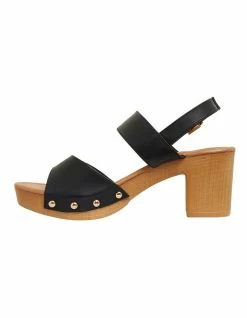 Ravella Lana Black Smooth Sandals -Deals Shoes Store 878073670 3 720x928