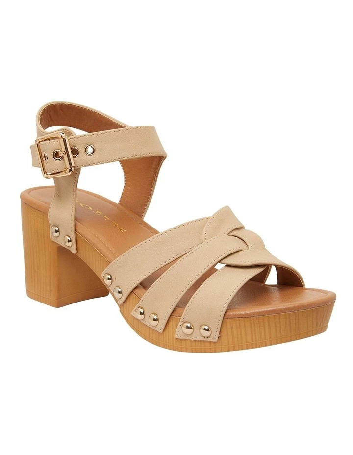 Ravella Lavinia Nude Smooth Sandals 2 Ravella Lavinia Nude Smooth Sandals - Image 2