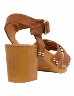 Ravella Lavinia Tan Smooth Sandals -Deals Shoes Store 878074030 4 720x928