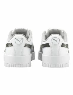 Puma Carina L Snake FS White Sneaker -Deals Shoes Store 878074210 2 720x928