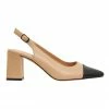 Sandler Kirsty Black/Camel Glove Heeled Shoes