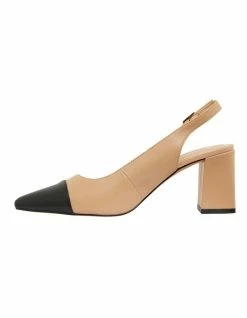 Sandler Kirsty Black/Camel Glove Heeled Shoes -Deals Shoes Store 880316470 3 720x928