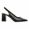 Sandler Kirsty Black Patent / Glove Heeled Shoes
