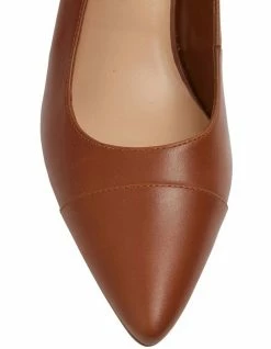 Sandler Kirsty Cognac Glove Heeled Shoes -Deals Shoes Store 880316650 6 720x928