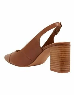 Sandler Kirsty Cognac Glove Heeled Shoes -Deals Shoes Store 880316650 7 720x928