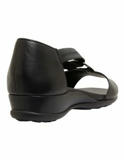 Wide Steps Caroline Black Glove Sandals 10 Wide Steps Caroline Black Glove Sandals -Deals Shoes Store 880375870 4 720x928