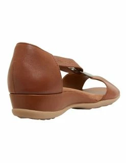 Wide Steps Caroline Mid Brown Glove Sandals -Deals Shoes Store 880375960 4 720x928