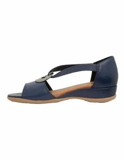 Wide Steps Caroline Navy Glove Sandals 9 Wide Steps Caroline Navy Glove Sandals -Deals Shoes Store 880376140 3 720x928
