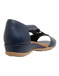 Wide Steps Caroline Navy Glove Sandals 10 Wide Steps Caroline Navy Glove Sandals -Deals Shoes Store 880376140 4 720x928