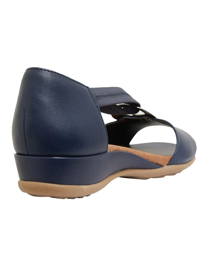 Wide Steps Caroline Navy Glove Sandals 4 Wide Steps Caroline Navy Glove Sandals - Image 4